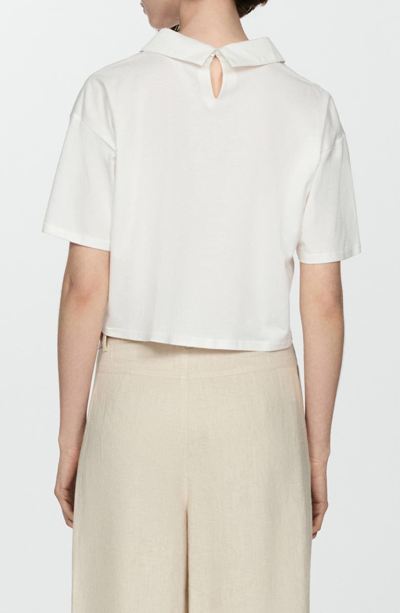 MANGO Peter Pan Collar Top, Alternate, color, 