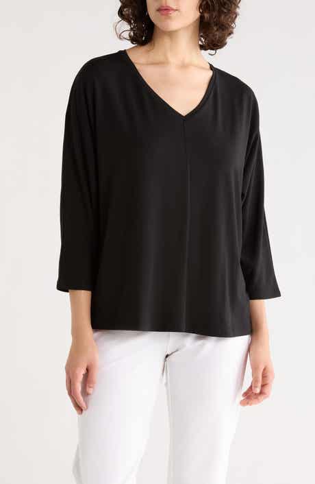 V-Neck Dolman Sleeve Top