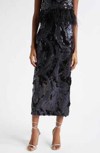 Ramy Brook Donnelly Paillette Maxi Skirt