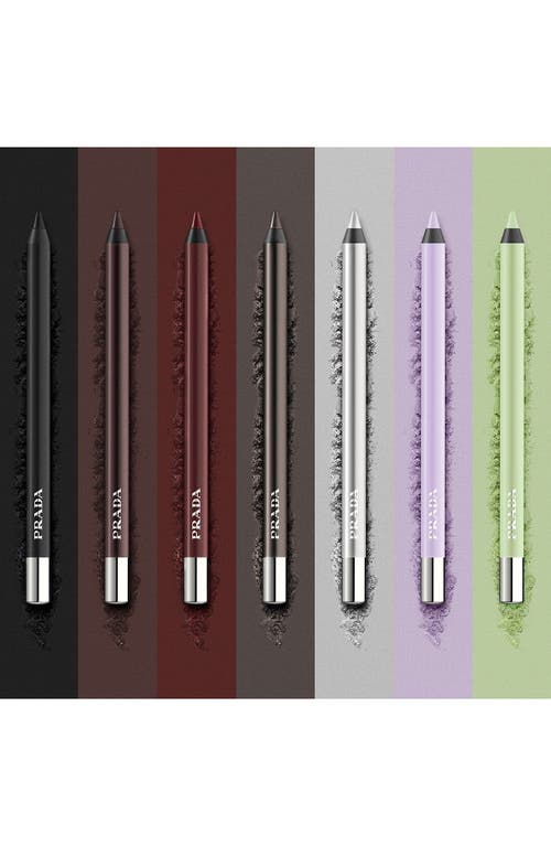 Prada Lines Durable Gliding Waterproof Eye Pencil In Argento