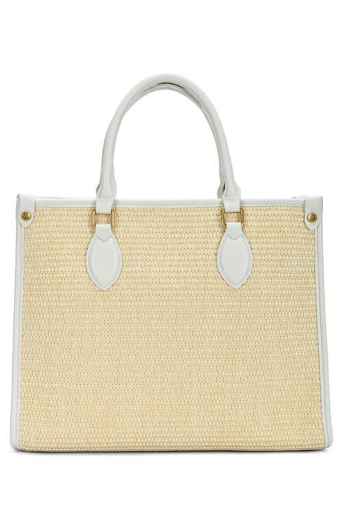 Rachel Zoe Raffia Contrast Tote Bag