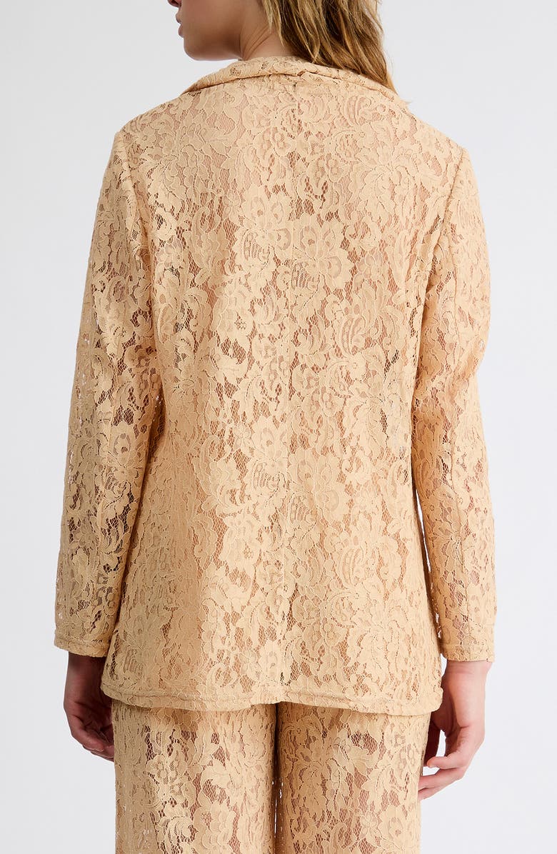 Extro & Vert Andrey Lace Blazer, Alternate, color, Tan