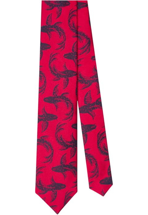 Robert Koi Fish Jacquard Best of Class Necktie