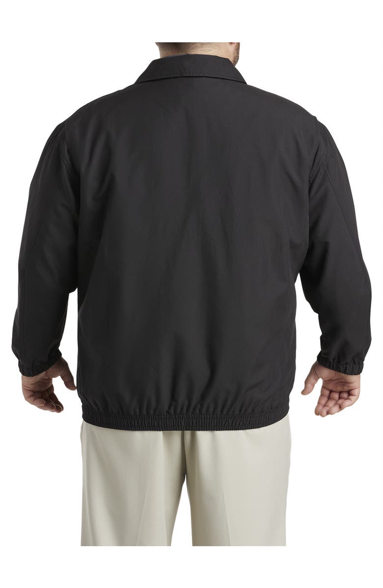 Harbor Bay by DXL Big & Tall Golf Jacket, Alternate, color, Black