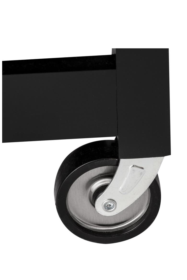 Double Sorter Folding Table, Alternate, color, BLACK