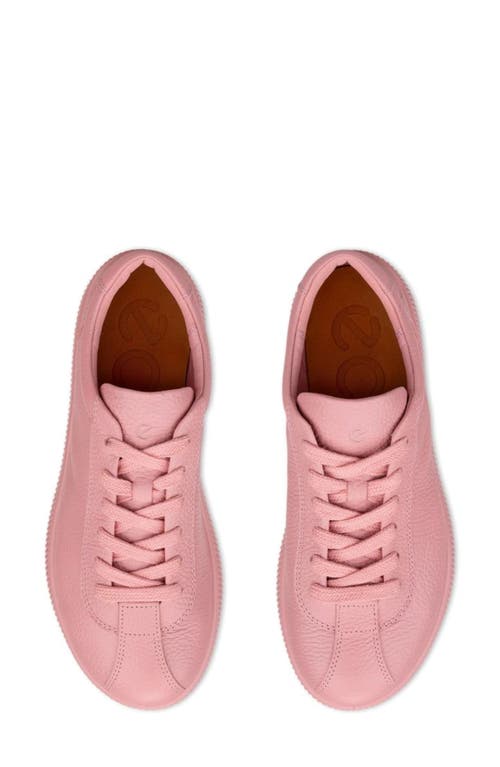 Ecco Soft Zero Sneaker In Pink