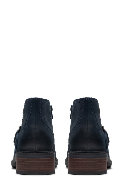 Clarks ® Hearth Clara Ankle Boot In Blue