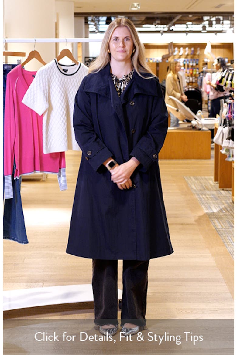 Cotton Blend Trench Coat video