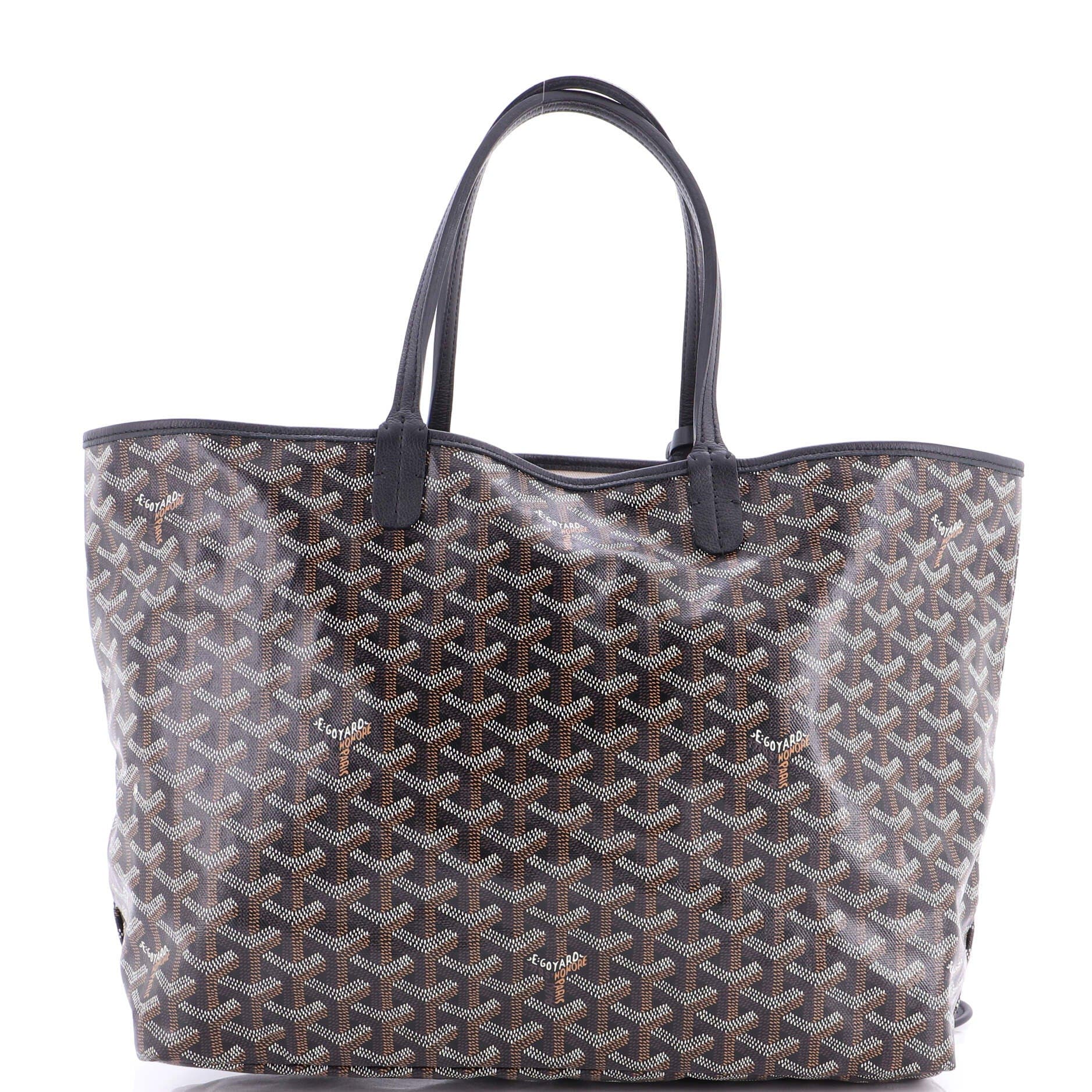Pre-Owned Goyard Saint Louis Tote Coated Canvas PM, Main, color, 