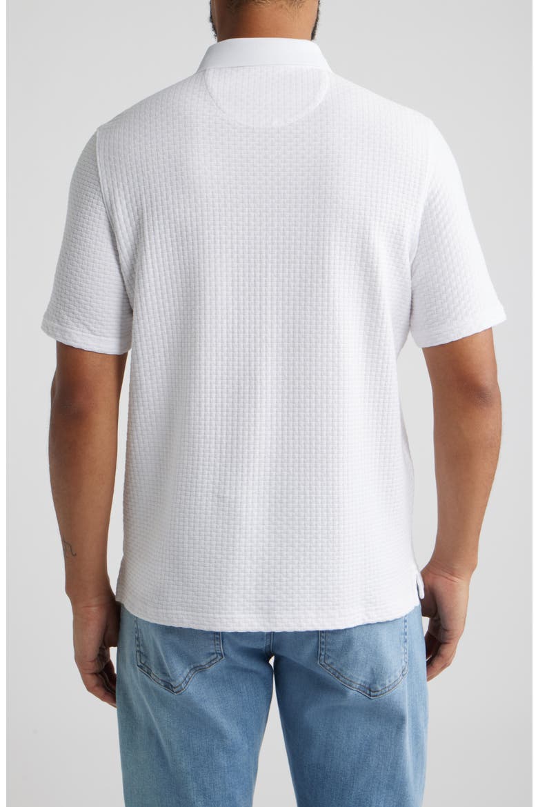 Tilson Textured Polo, Alternate, color, WHITE