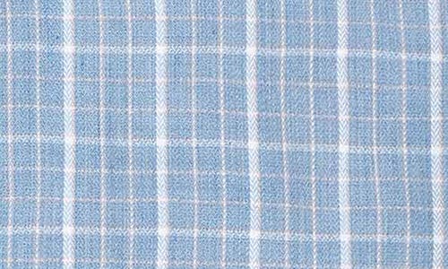 David Donahue Printed Sport Shirt In Blue