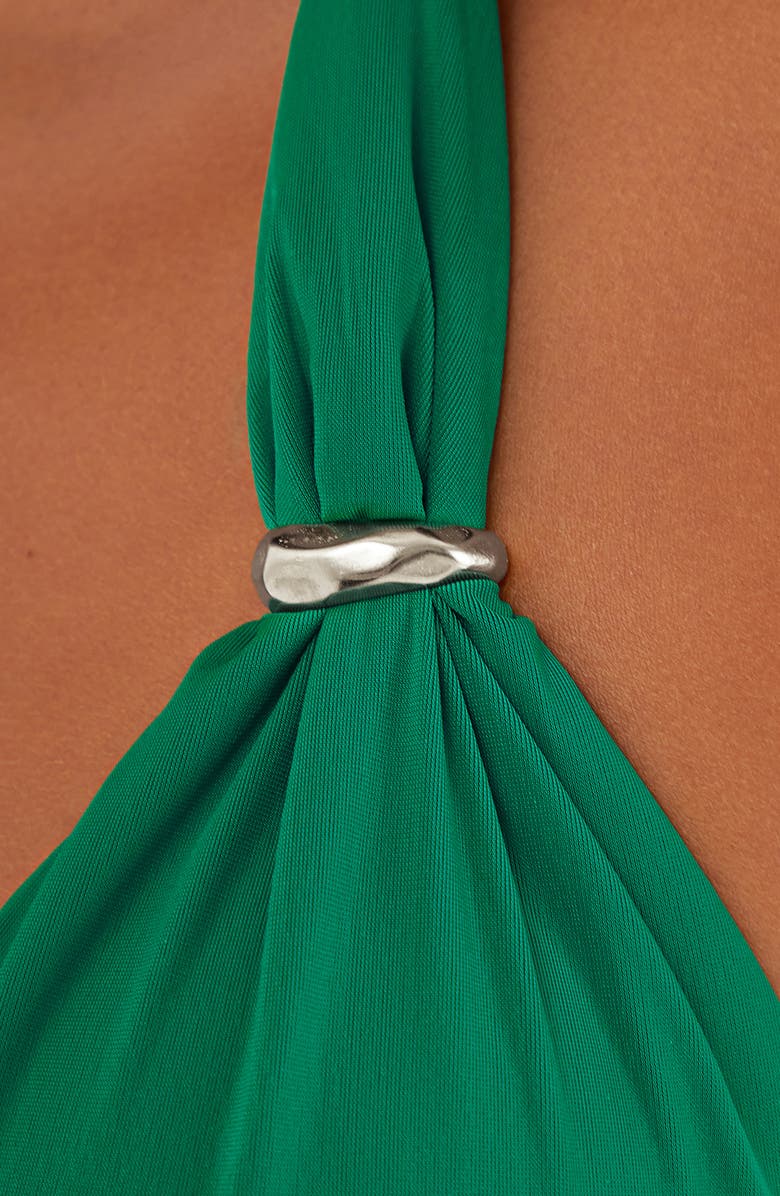 ViX Paula Hermanny Bia Tube Solid Halter Bikini Top, Alternate, color, 