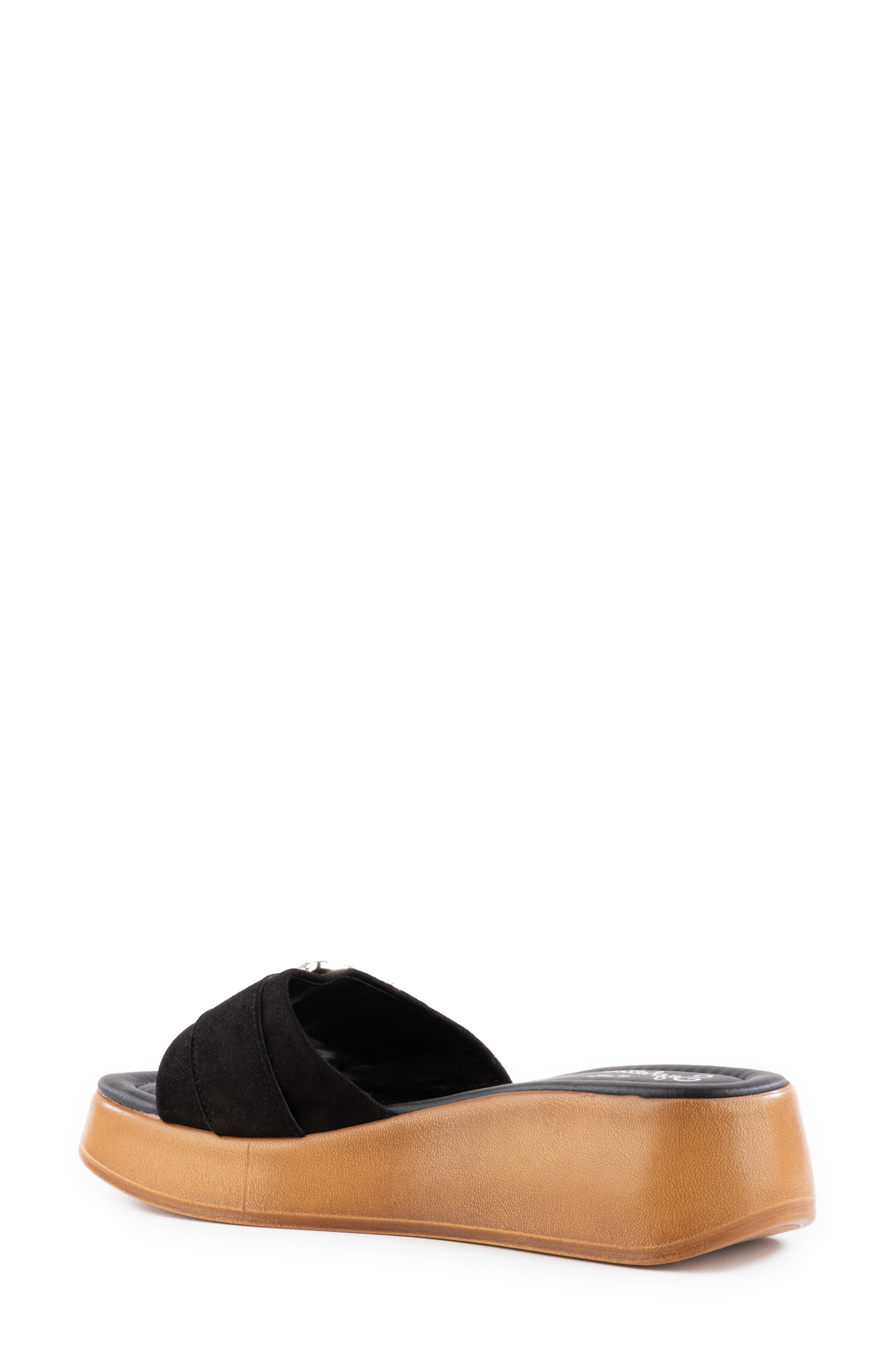 Seychelles Cherry Platform Wedge Slide Sandal, Alternate, color, 