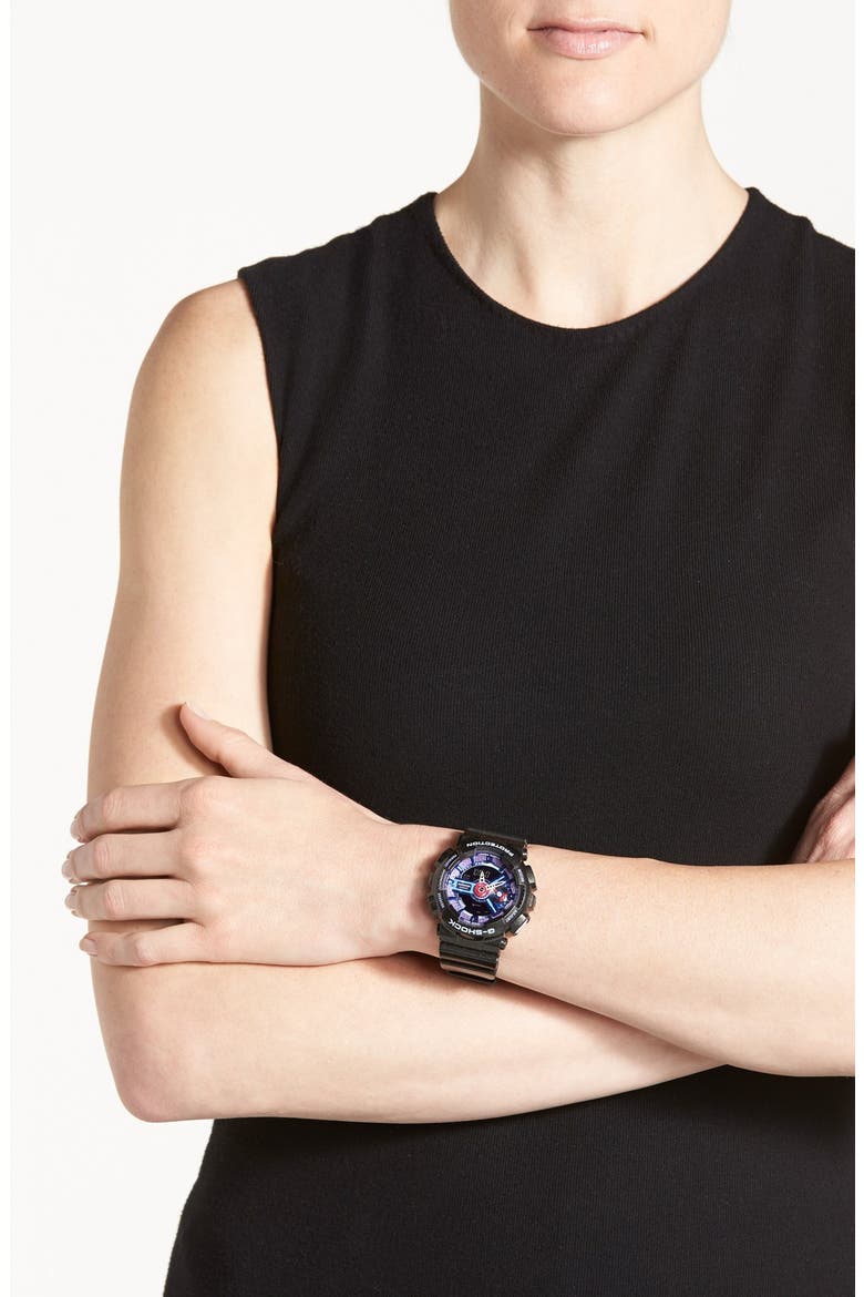 Ana-Digi Watch, 46mm x 41mm, Alternate, color, BLACK/ MULTI