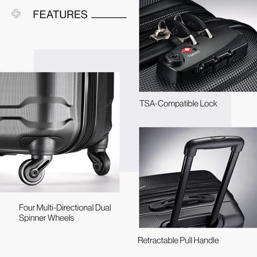 Samsonite Omni Pc Carry-on 20-inch Hardside Expandable Luggage With Spinner Wheels