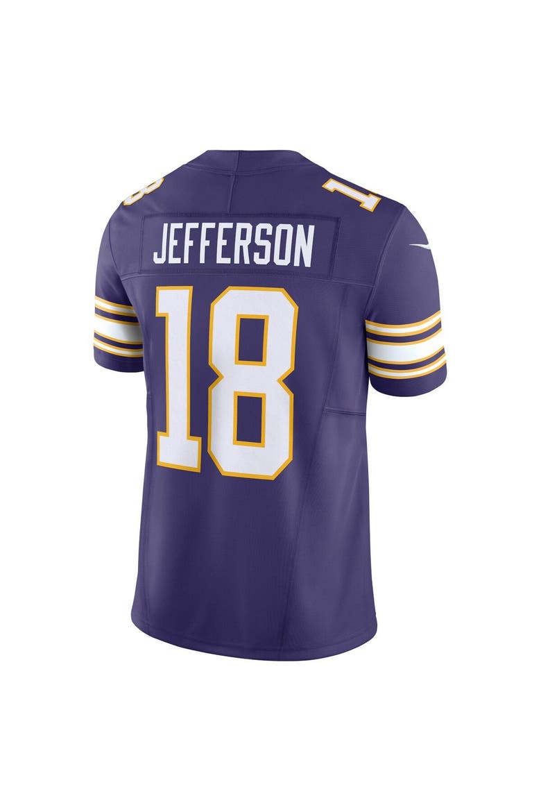 Men's Nike Justin Jefferson Purple Minnesota Vikings Vapor F.U.S.E. Limited Jersey, Alternate, color, Purple
