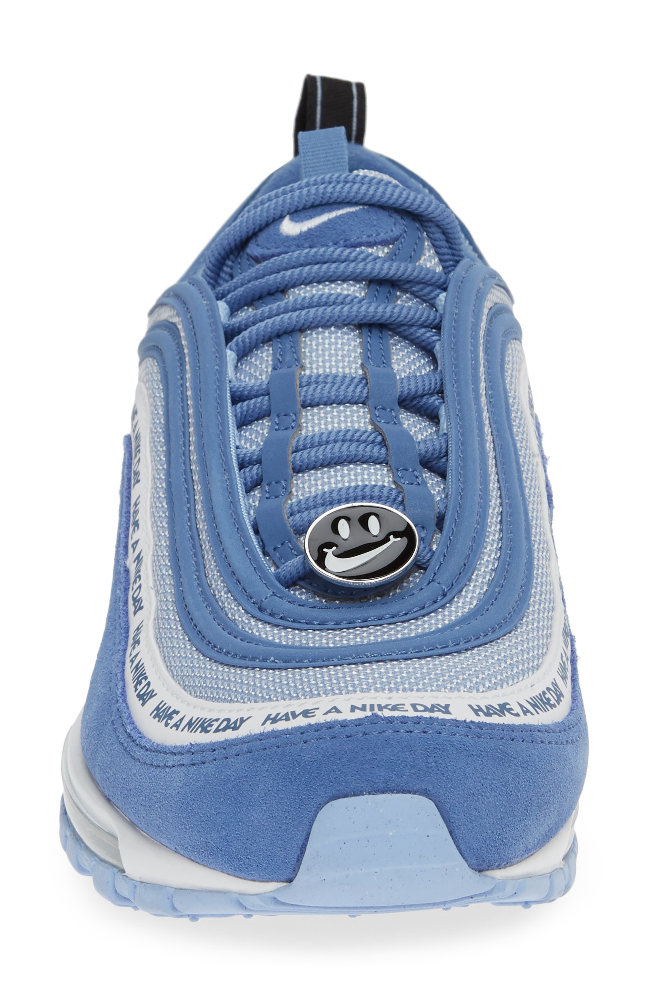 Air Max 97 Have a Nike Day Sneaker, Alternate, color, INDIGO STORM/ WHITE/ ALUMINUM
