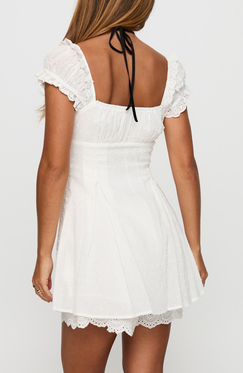 Princess Polly Want Your Love Minidress, Alternate, color, White