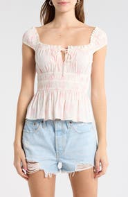 Abound Pretty Peplum Top