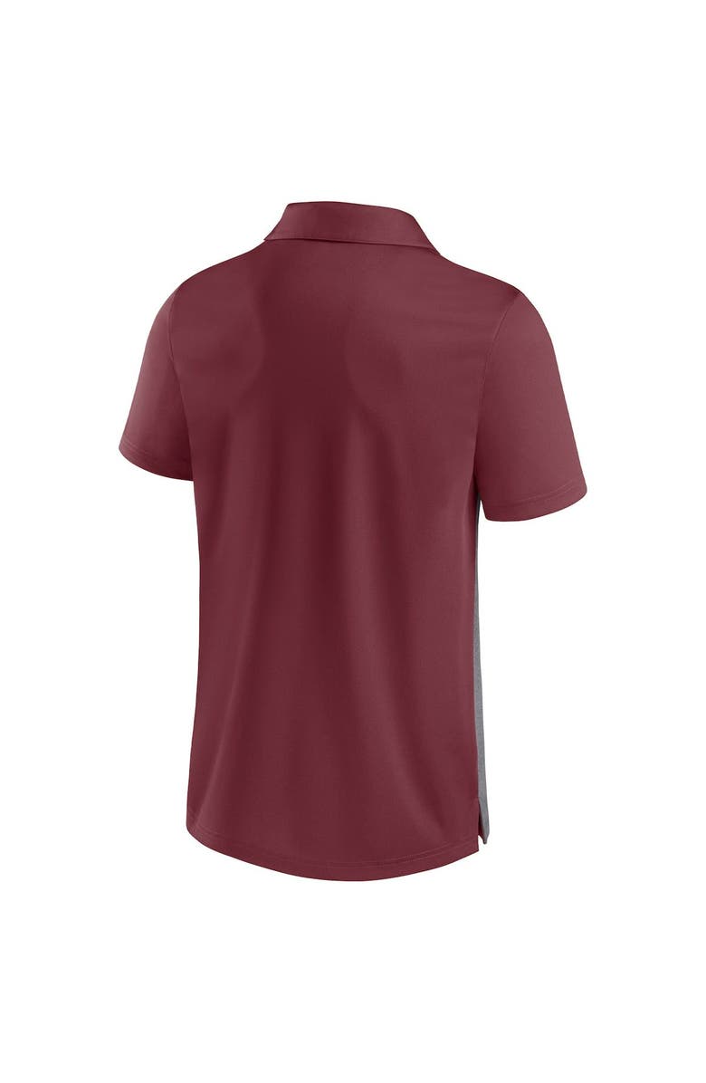 FANATICS Men's Fanatics Maroon/Heathered Gray Texas A&M Aggies Split Block Color Block Polo, Alternate, color, 
