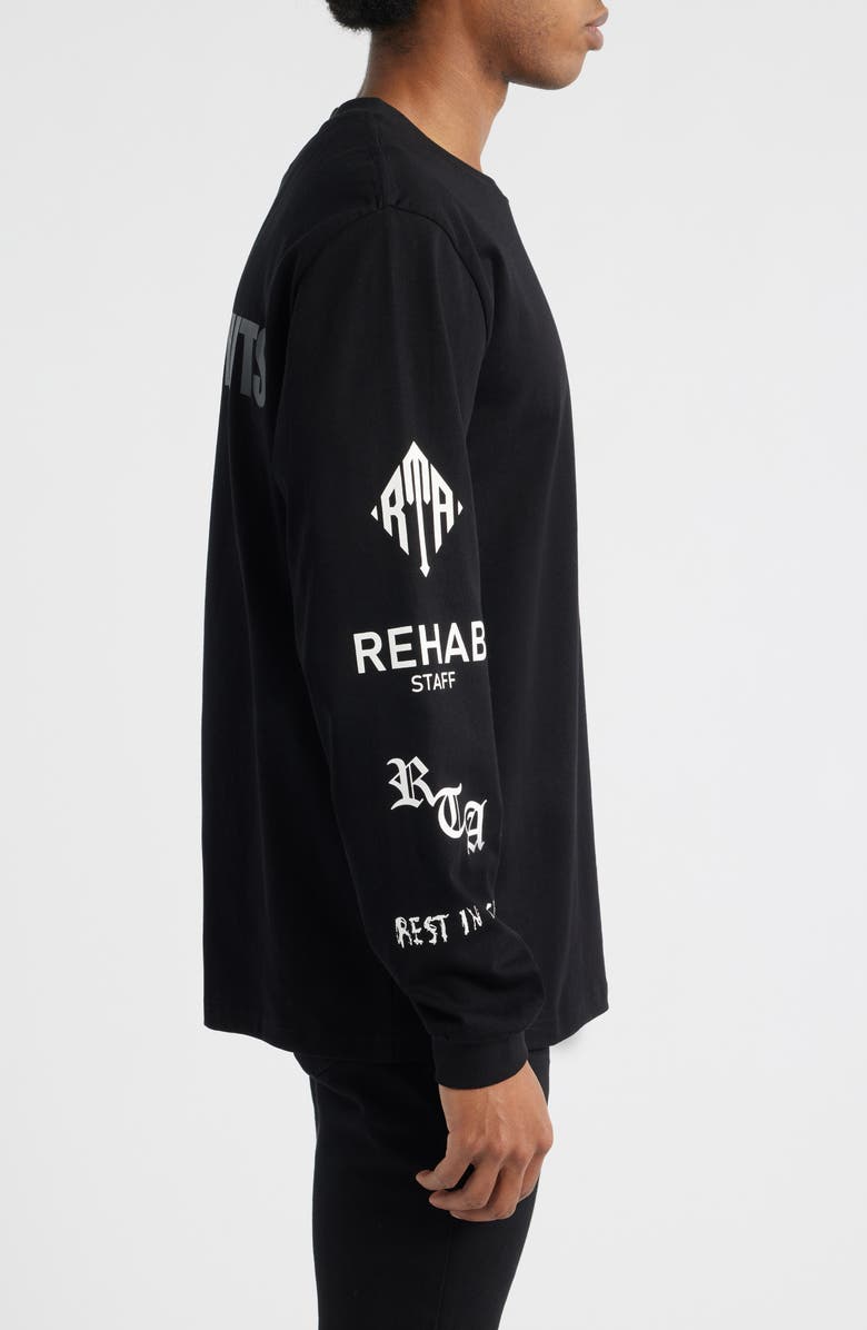 RtA Greatest Hits Long Sleeve Graphic T-Shirt, Alternate, color, Black Greatest Hits