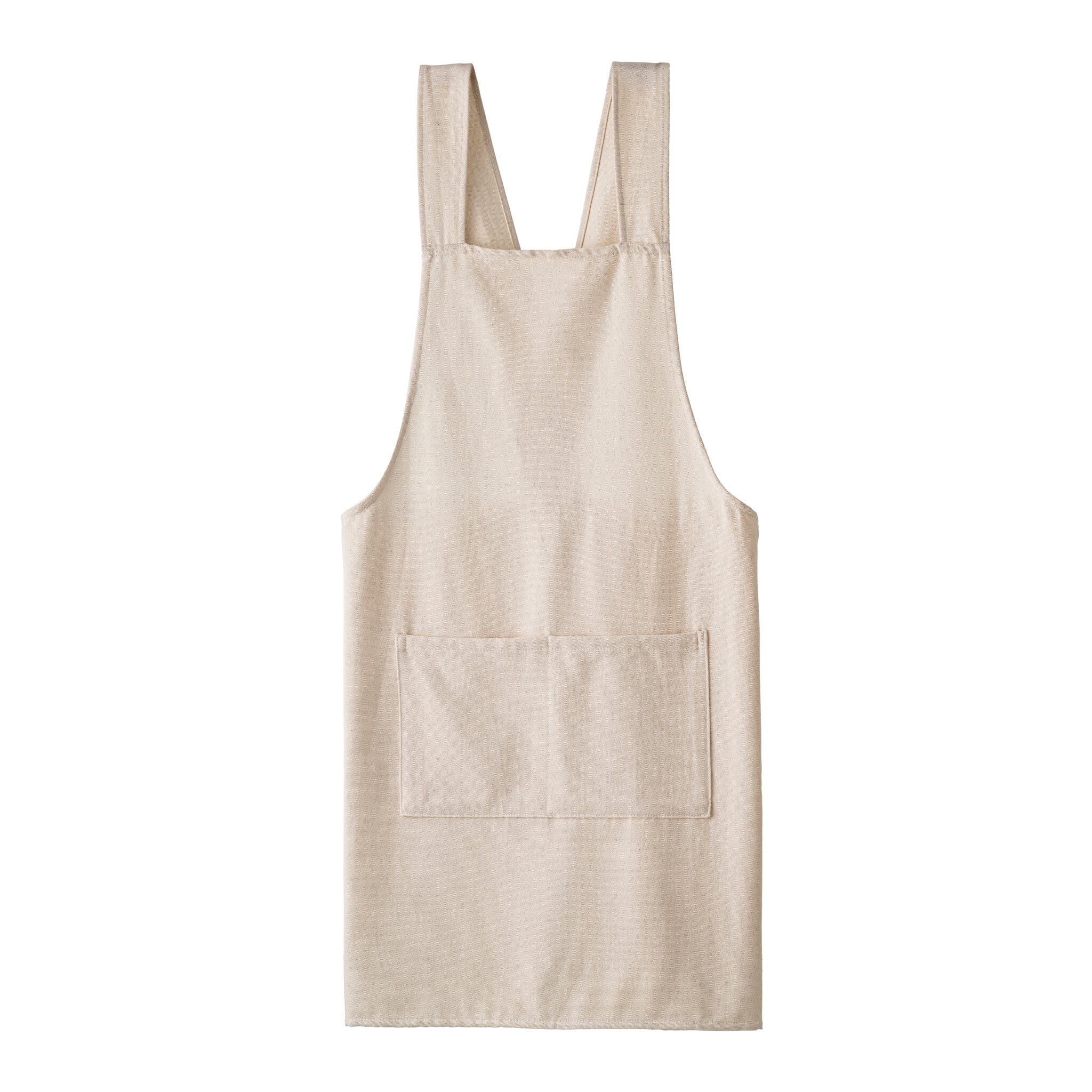 Olive & Linen Crossback Apron in Natural 