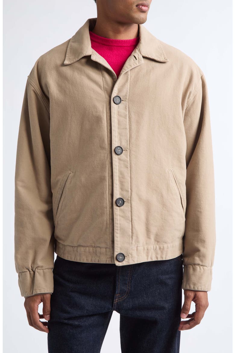 Cadillac Cotton Padded Jacket, Main, color, FOSSIL