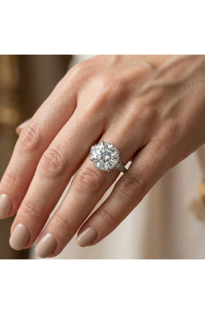 Bliss Diamond Certified 5Ct Swift Diamond Engagement Ring 14k Gold Lab Grown, Alternate, color, 14K White Gold