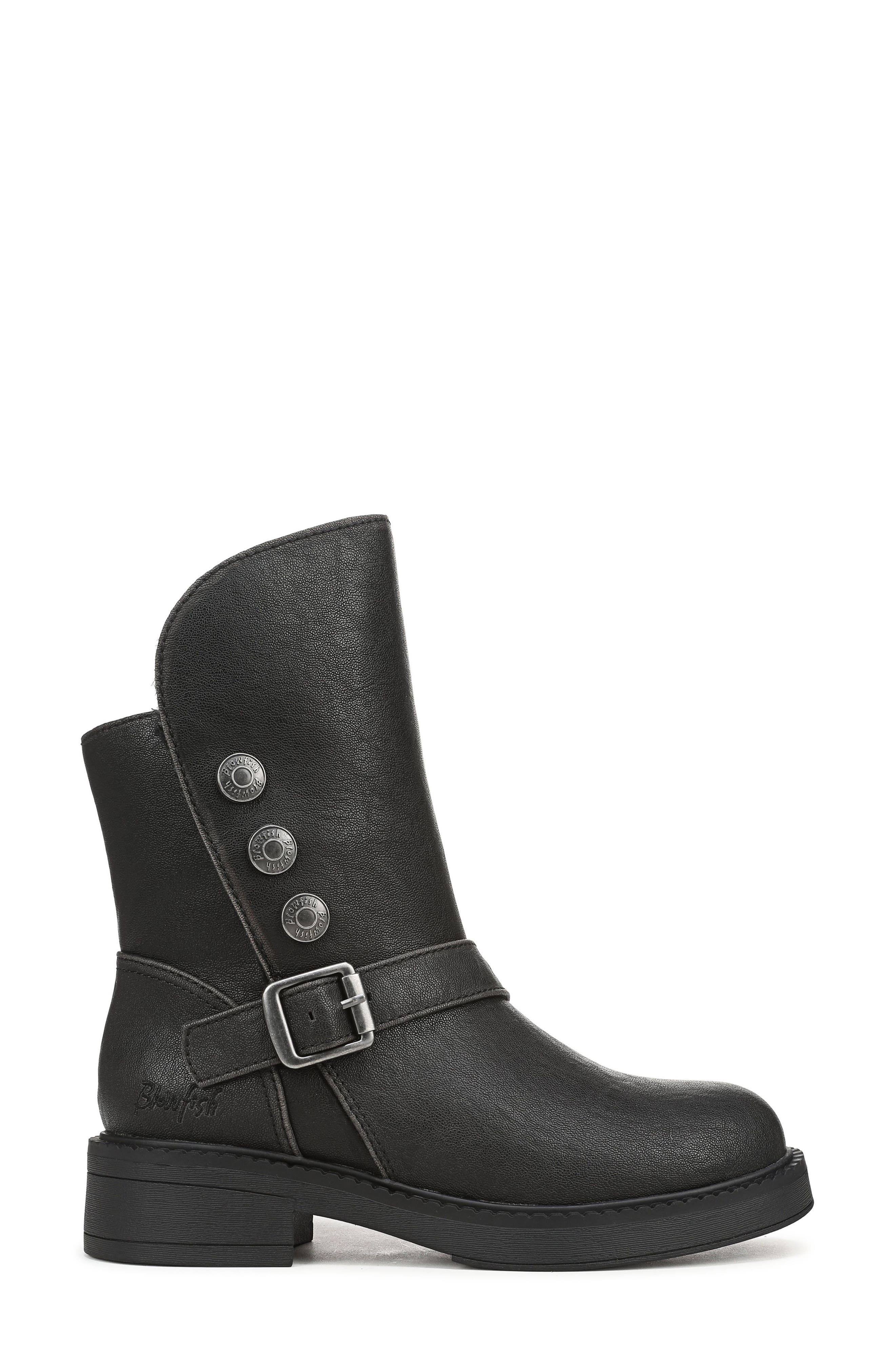 Venice Cozy Faux Fur Lined Boot, Alternate, color, BLACK FAUX LEATHER