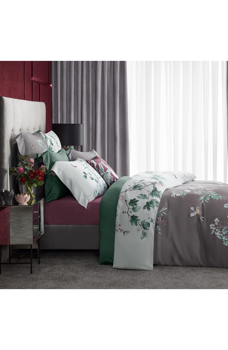 Togas Alfabia duvet cover, Alternate, color, Grey