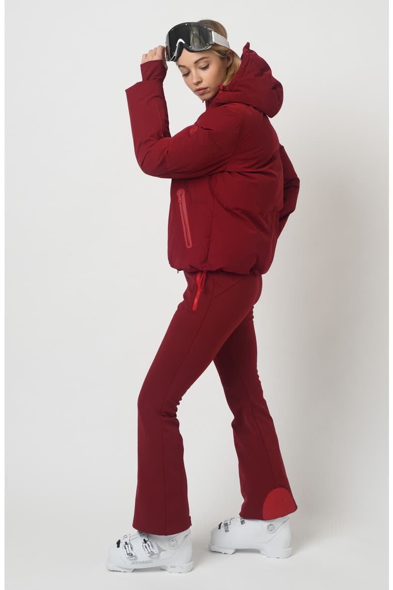 Poppy Ski Jacket, Alternate, color, Ruby