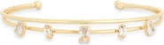 NORDSTROM RACK Assorted CZ Double Bar Cuff
