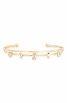 NORDSTROM RACK Assorted CZ Double Bar Cuff