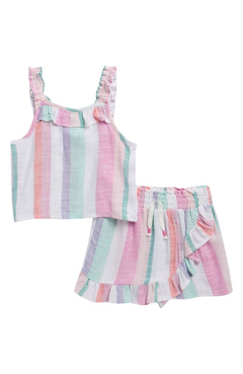 Kids' Cotton Candy Tank Top & Skort Set (Toddler & Little Kid)