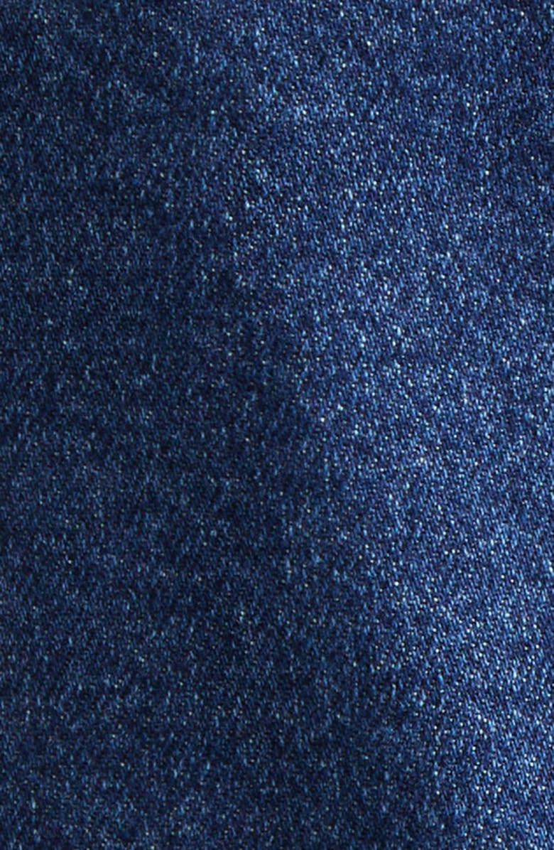 Cinq à Sept Stud Detail Flare Leg Jeans, Alternate, color, Oceane/ Silver