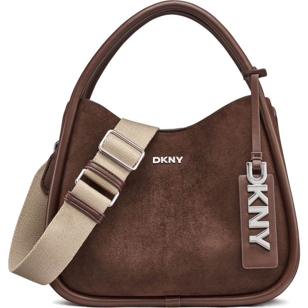 Dkny Capri Large Hobo In Brown