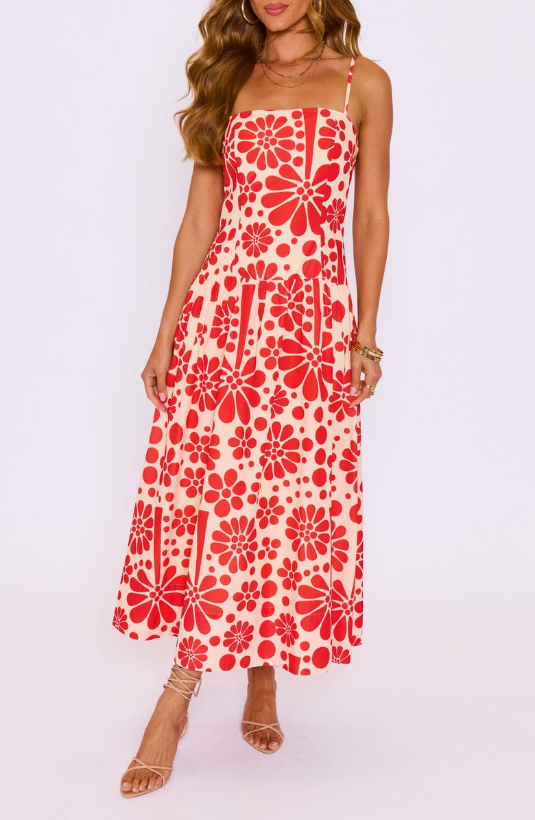 VICI Collection Meadows Sleeveless Fit & Flare Maxi Dress, Alternate, color, 