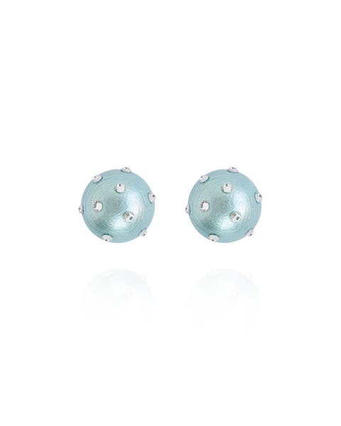 Gaia Jet Petite Earrings