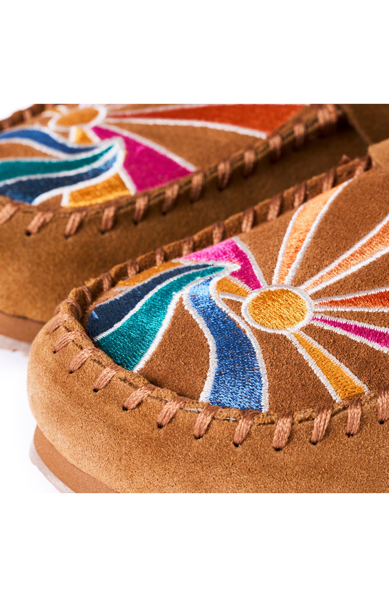 Buckle Leather Clog, Alternate, color, BROWN SUNSET