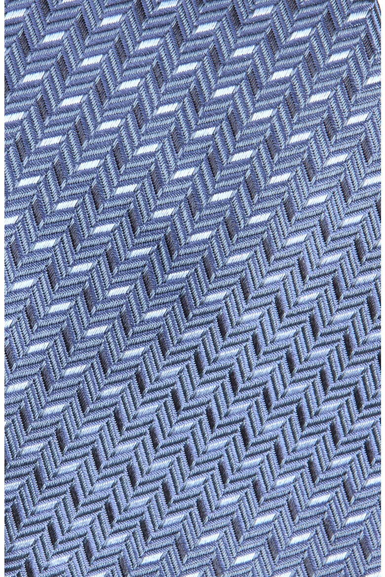 Geometric Silk Tie, Alternate, color, NAVY
