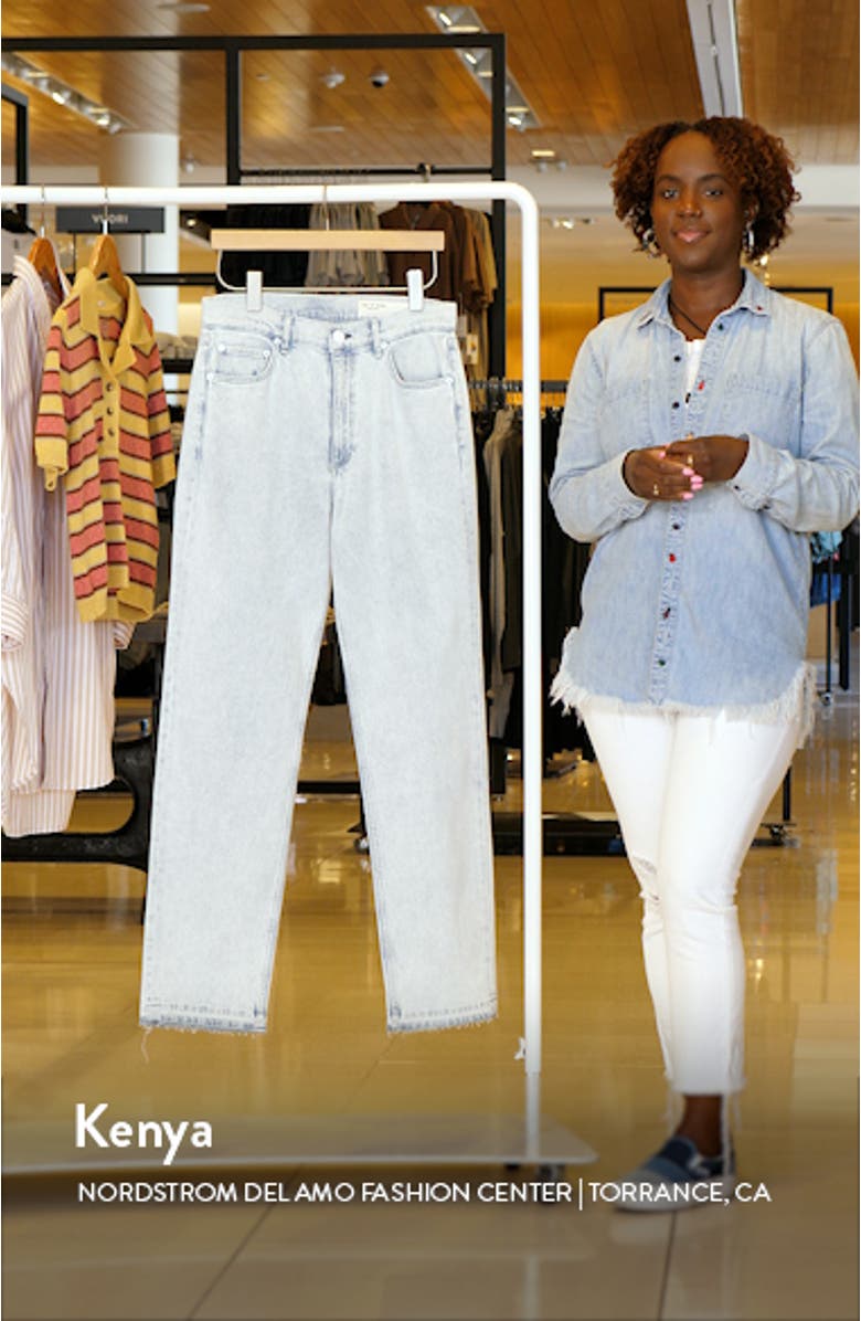 Harlow Release Hem Straight Leg Jeans