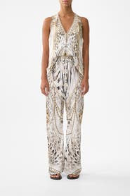 Camilla Bias Cut Drawstring Pant