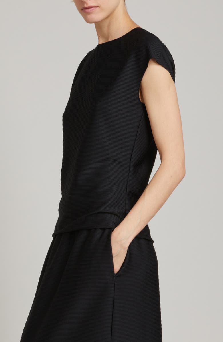MM by Max Mara Cappa Knit Top, Alternate, color, Black