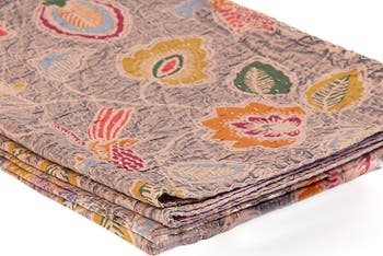 Vintage Cotton Kantha Throw Blanket