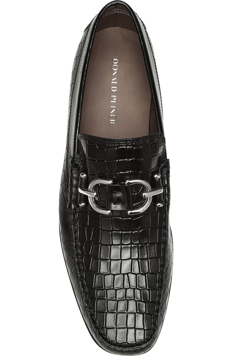 Donald Pliner Dacio Croc Embossed Bit Loafer, Alternate, color,