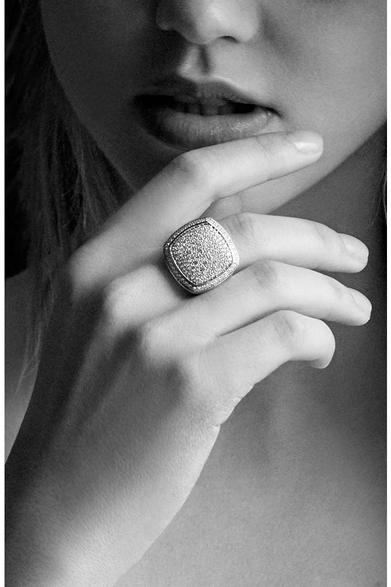 Albion Ring with Diamonds, Alternate, color, DIAMOND