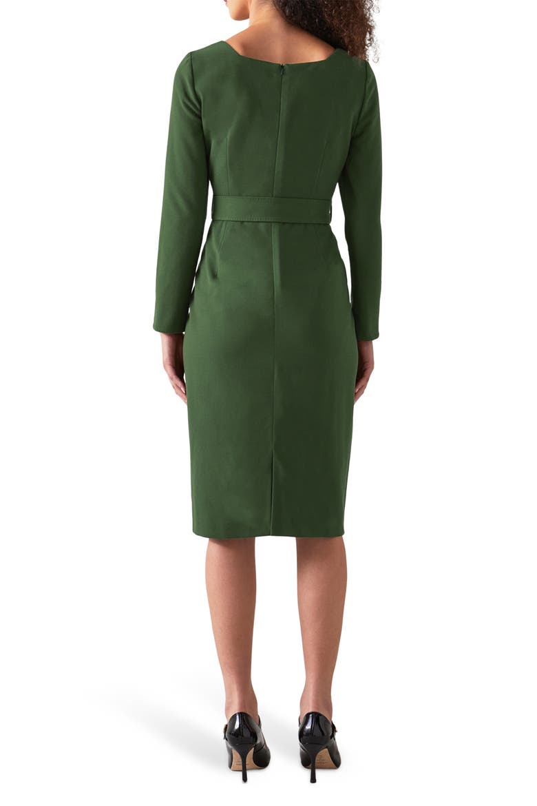 Carrington Long Sleeve Dress, Alternate, color, GRE-FOREST