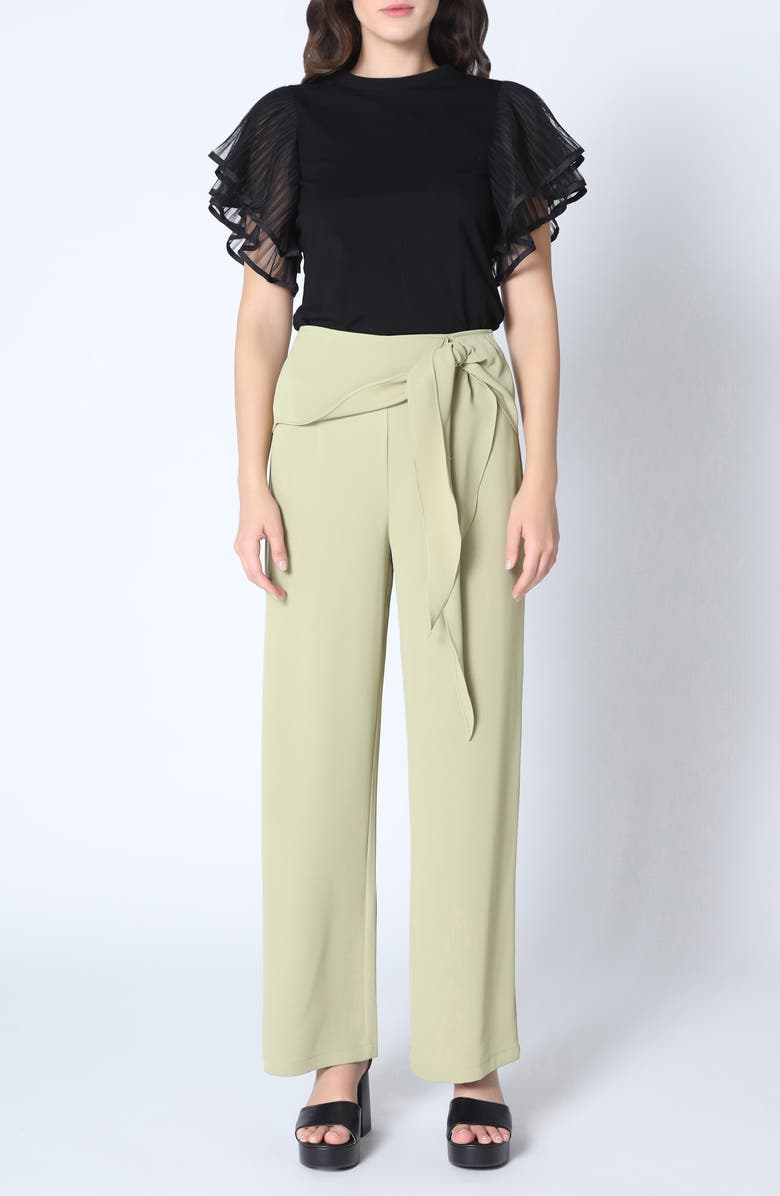 GRACIA Chiffon Ruffle Top, Alternate, color, 