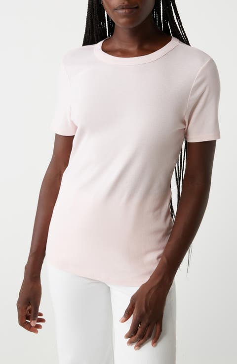 MICHAEL STARS 売れ筋商品|||マイケルスターズ Tシャツ トップス レディース T-shirts Orange Michael Stars Women's Levi Supima Cotton V - Neck Tee (One