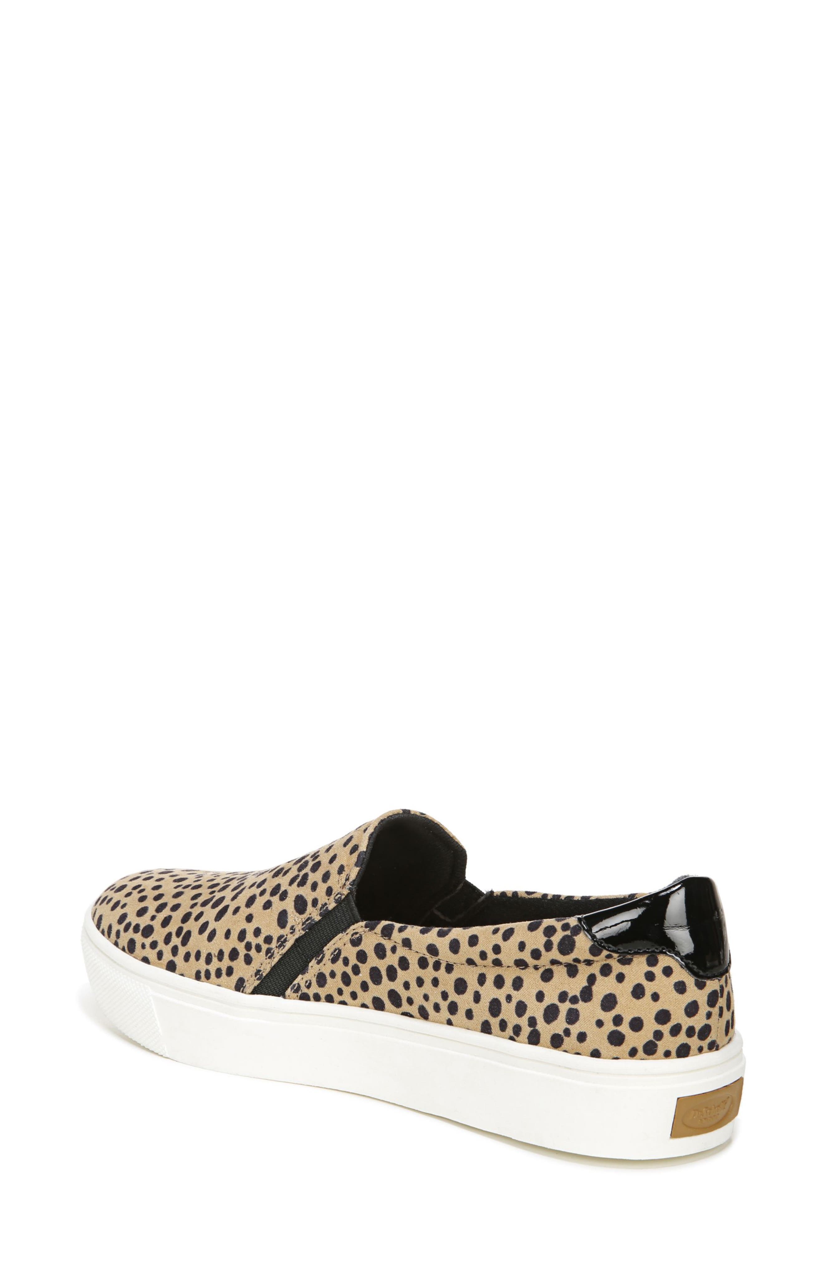 Nova Slip-On Sneaker, Alternate, color, TAN/ BLACK SPOTTED FABRIC